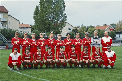 Ronneby BK:s A-lag 1989, som vann div IV och gick upp i trean1990.