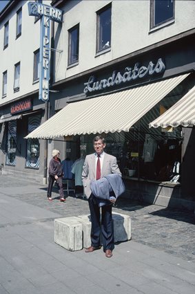 Åke Larsson på Lundsäters Herrekipering i Ronneby, maj 1989.