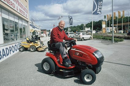 Gilbert Magnusson på företaget Stjärnprodukter Energi & Motor AB, juni 2008.